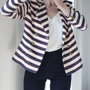 Classic striped blazer